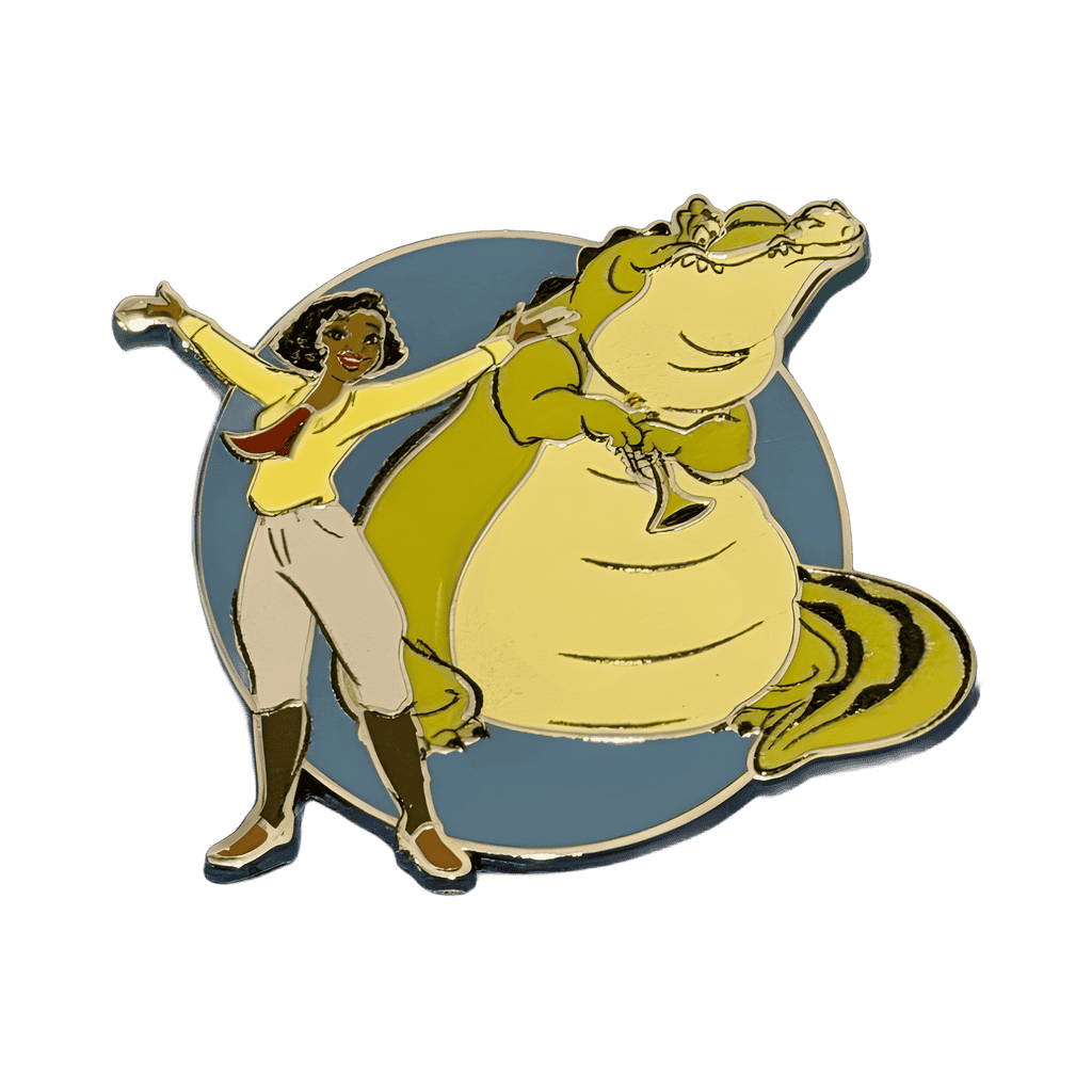 4 Pin Set 2025 - Tiana and Louie Disney pin