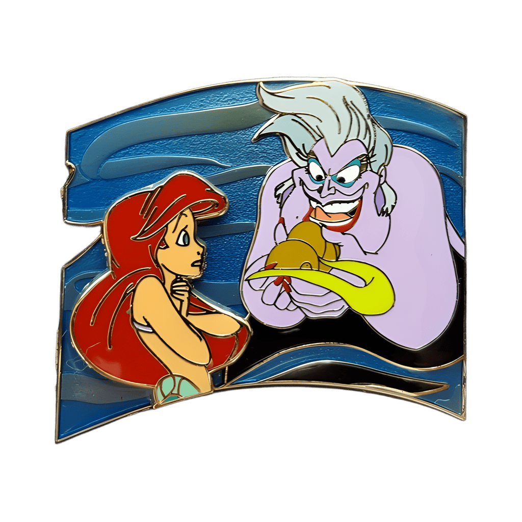 Ariel and Ursula Piece #4 Disney pin