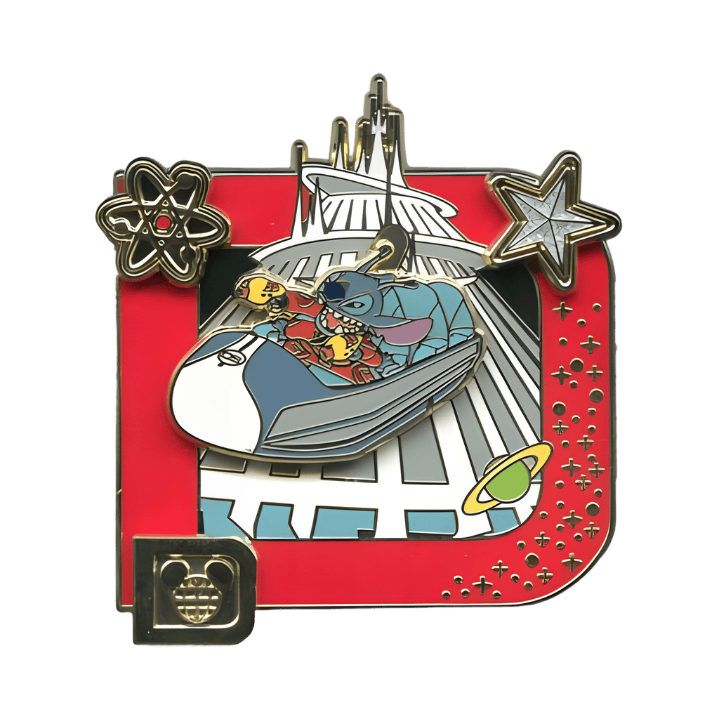 Space Mountain Attraction Disney pin