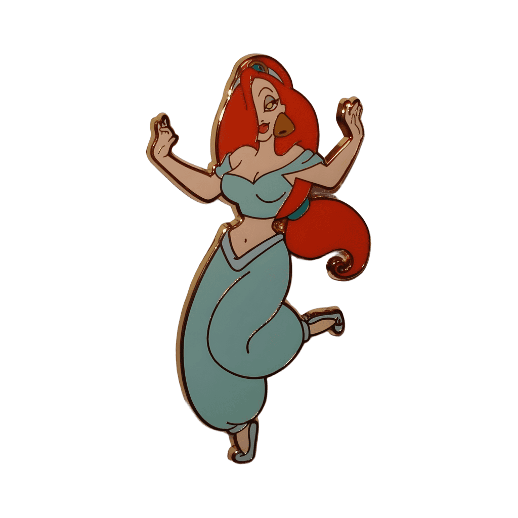 Jessica Rabbit as Jasmine Disney pin