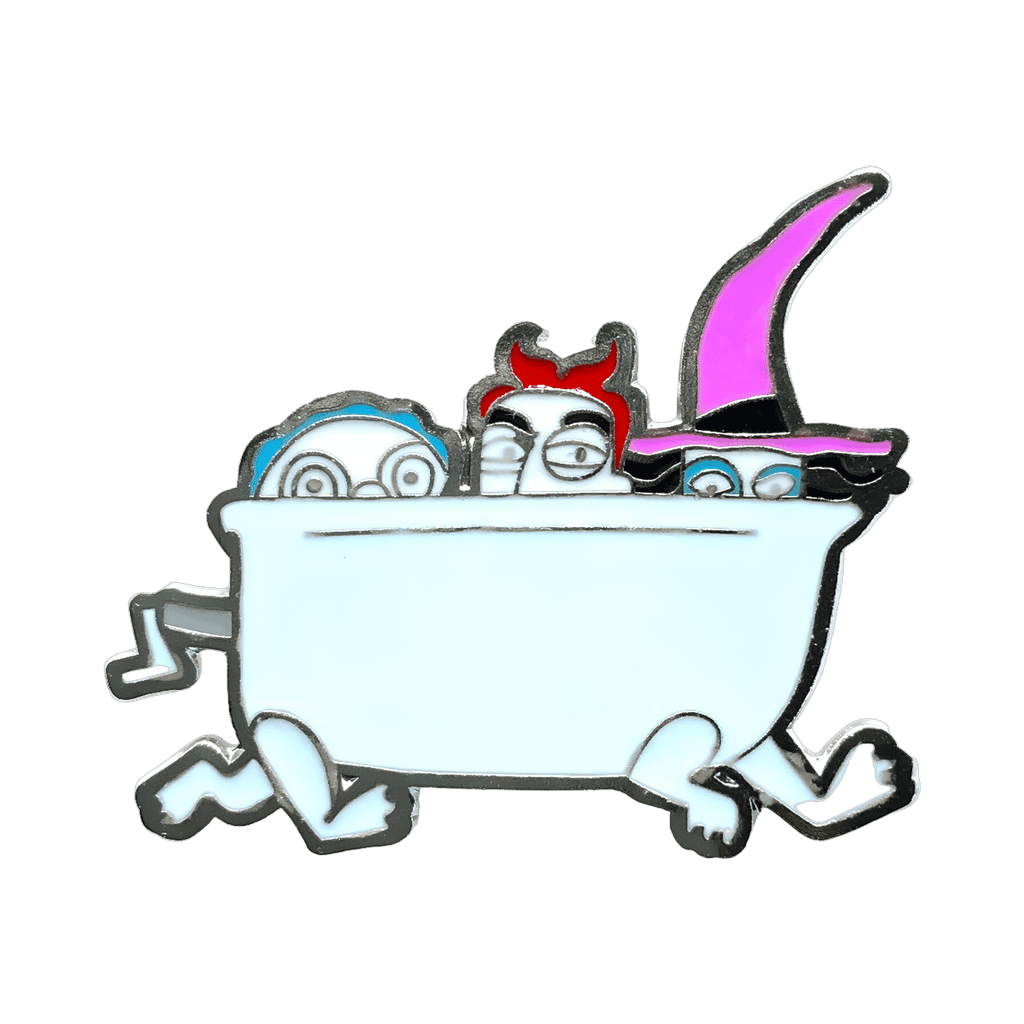 Lock, Shock, & Barrel riding in a tub Disney pin