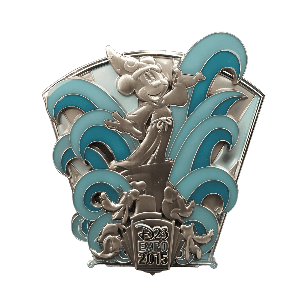 Sculpted Sorcerer Mickey Disney pin