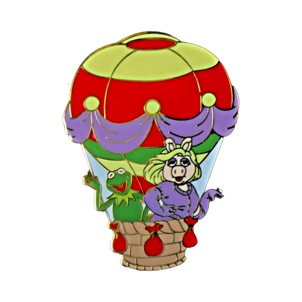 Kermit and Miss Piggy Disney pin