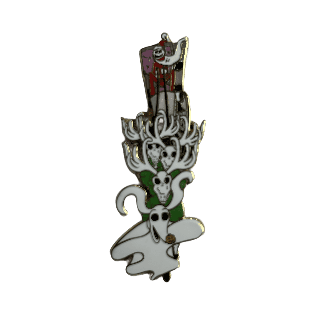 Jack Skellington and Zero with Sleigh Disney pin