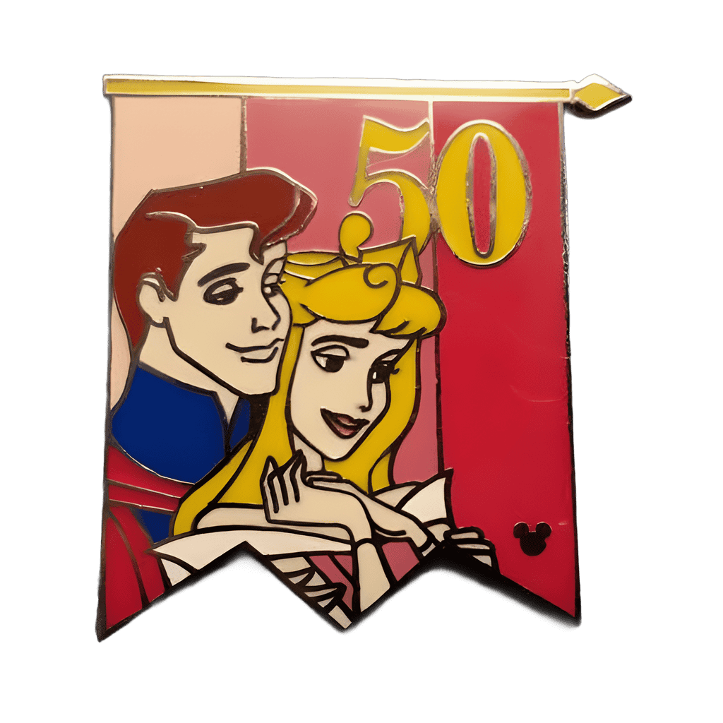 Aurora and Phillip Disney pin