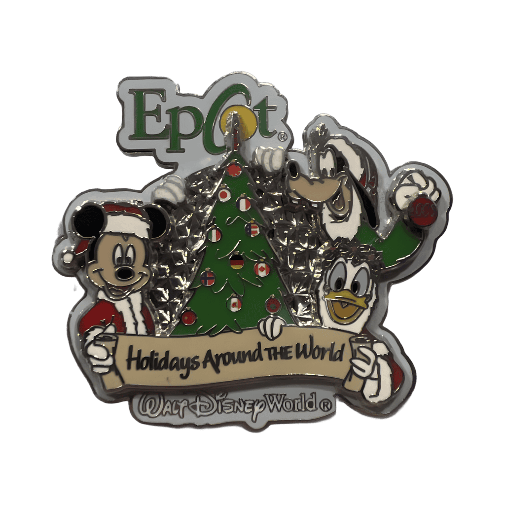 Santas’ Mickey, Goofy, and Donald Disney pin