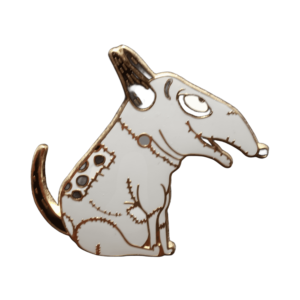 Sparky Sitting Facing Right Disney pin