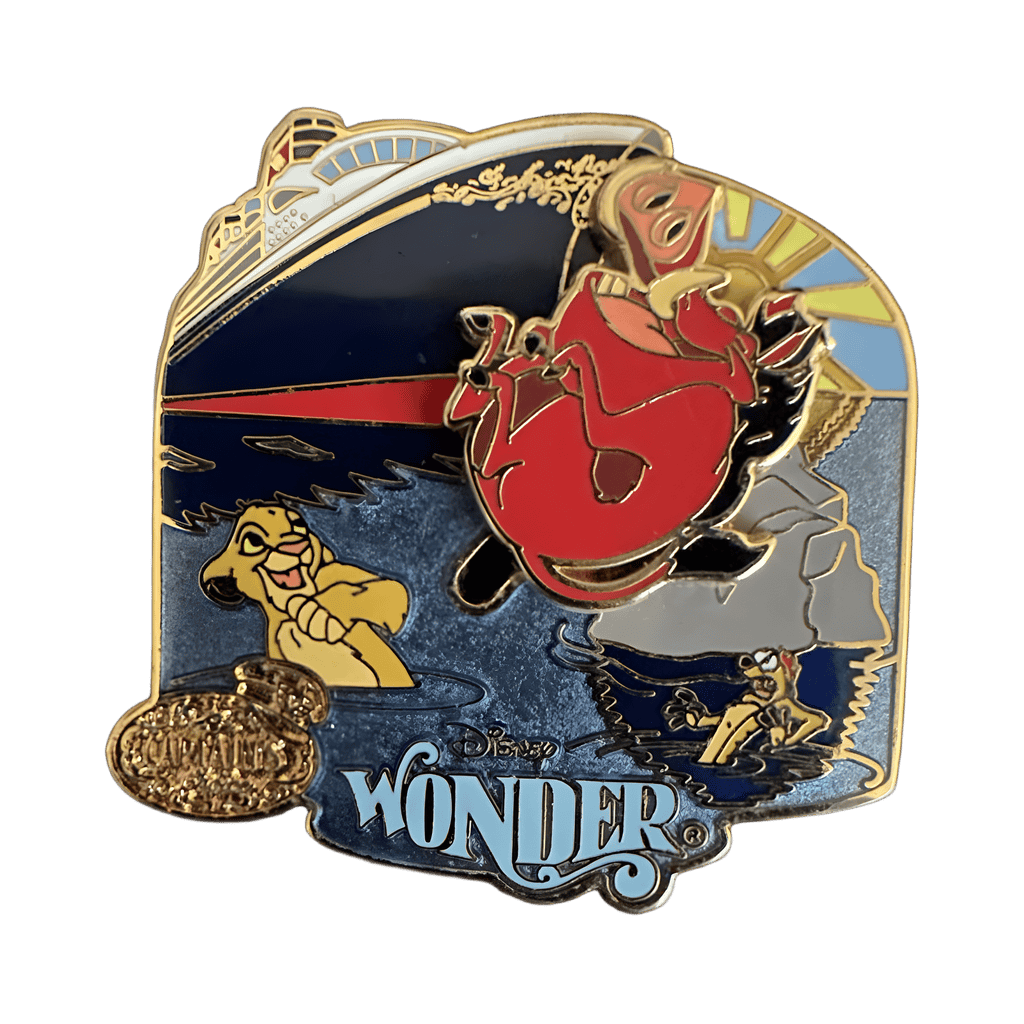 Simba, Timon and Pumbaa Disney pin