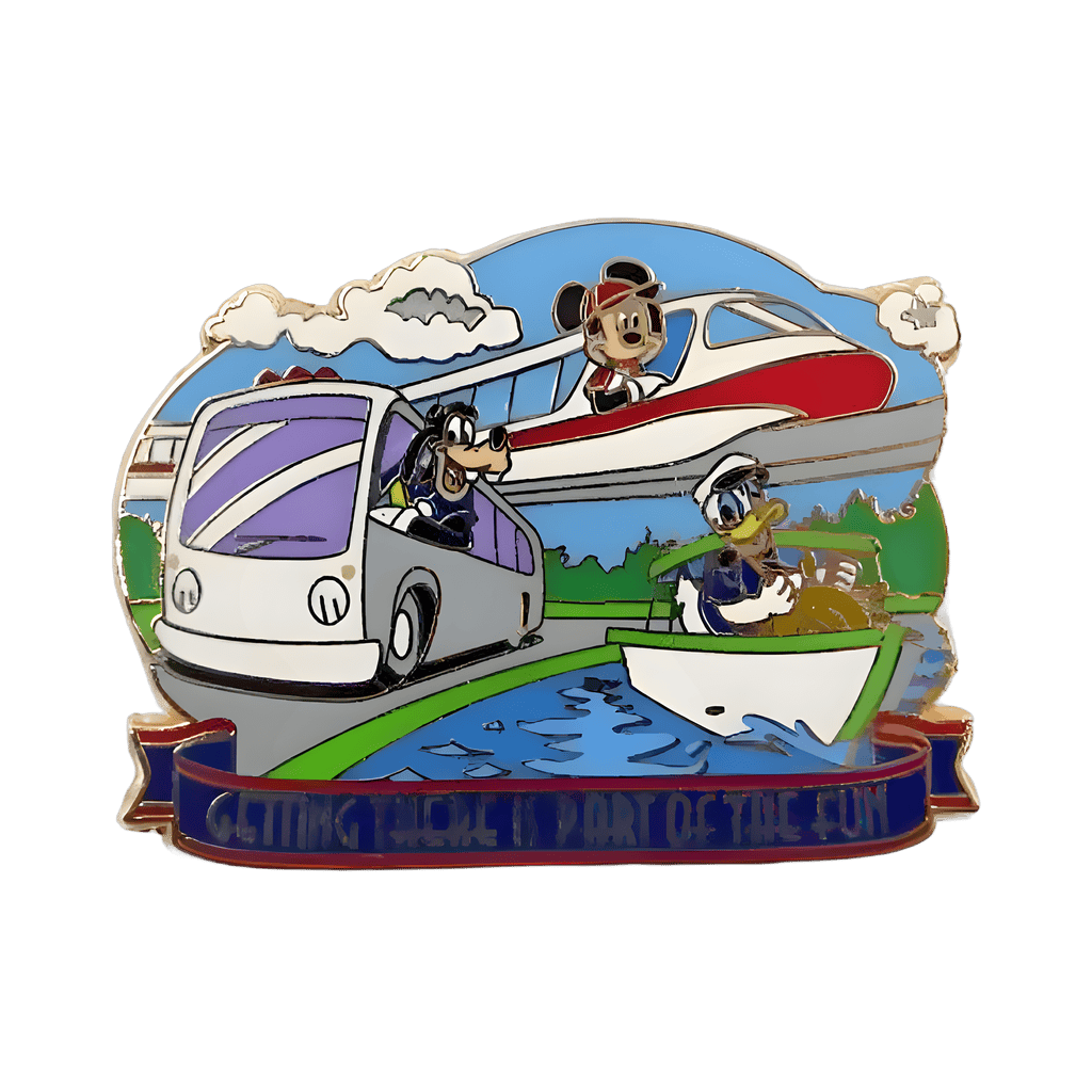 Getting There is Part of the Fun Disney pin