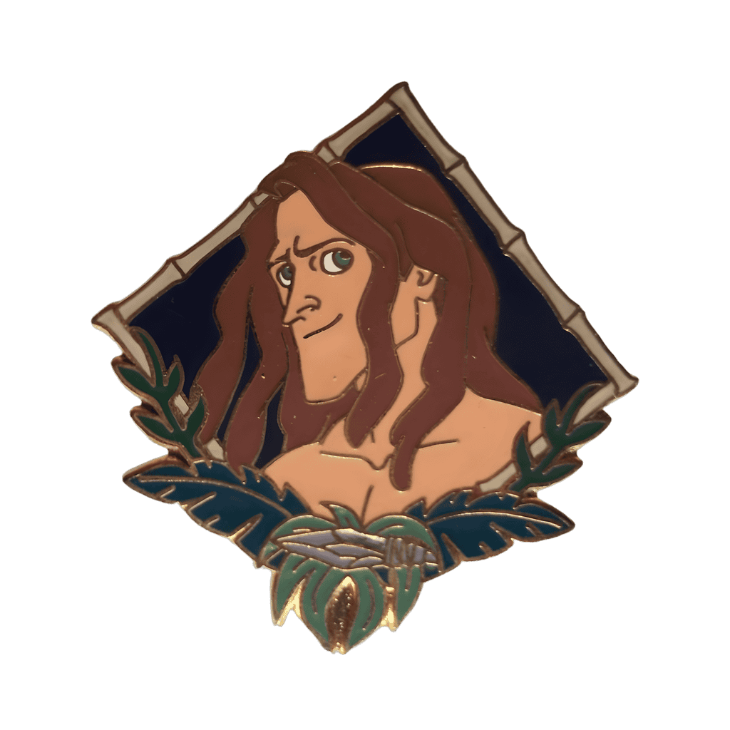 Tarzan and Spear Disney pin