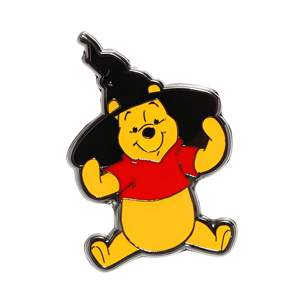 Pooh in witch's hat Disney pin