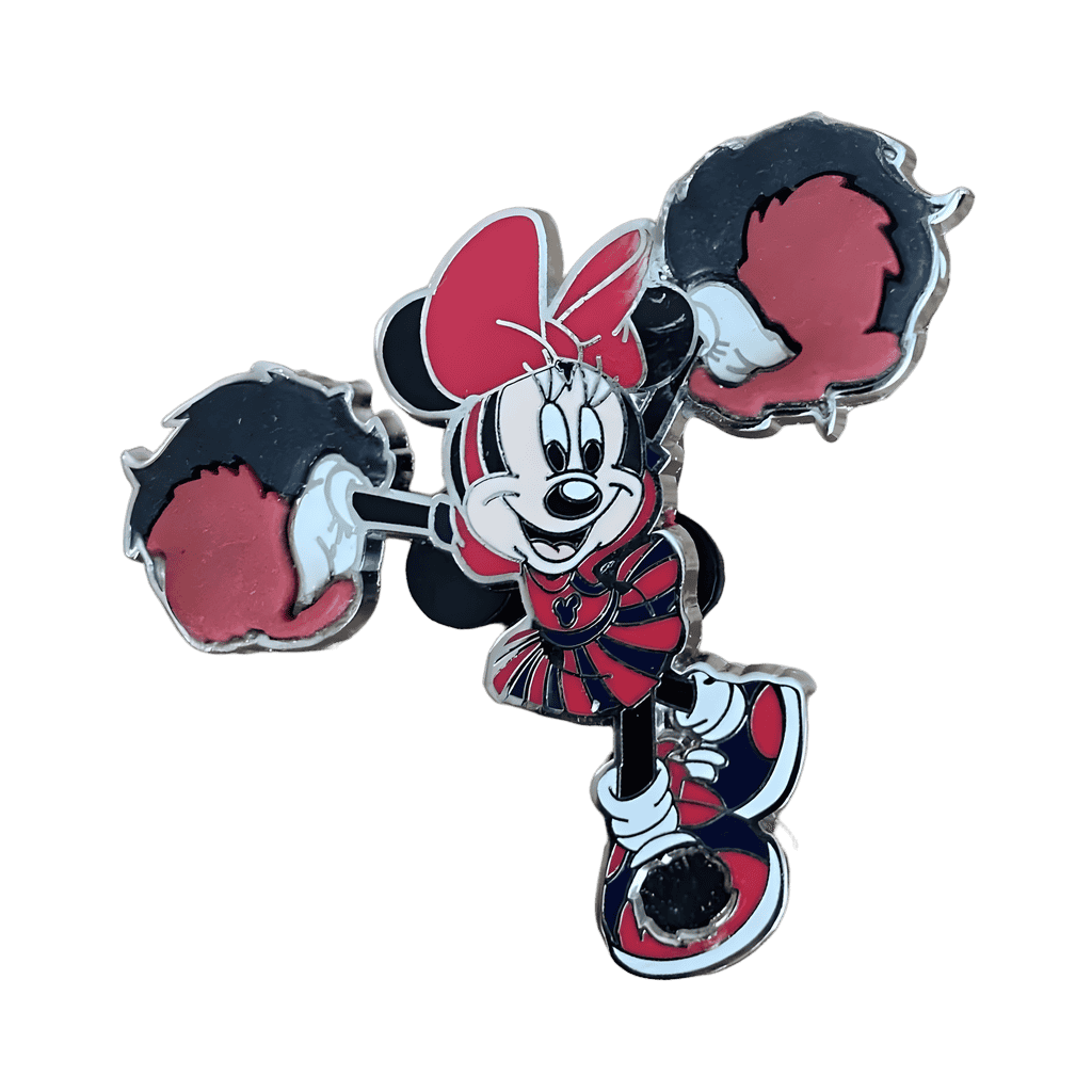 Cheerleader Minnie with Free-D Pom Poms Disney pin