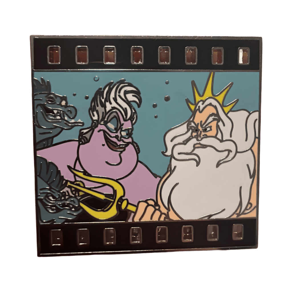 King Triton and Ursula Disney pin