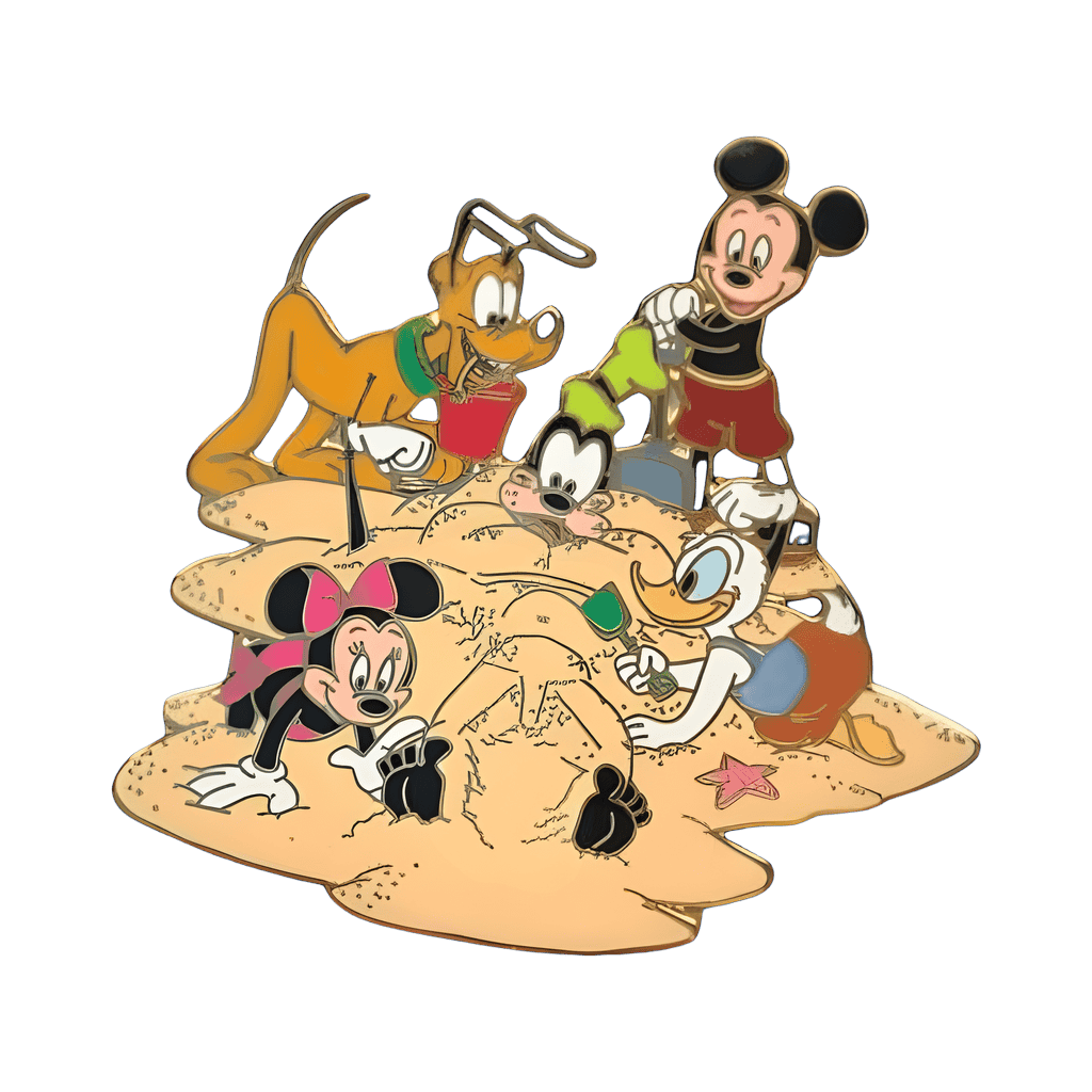 FAB 5 at the Beach Disney pin
