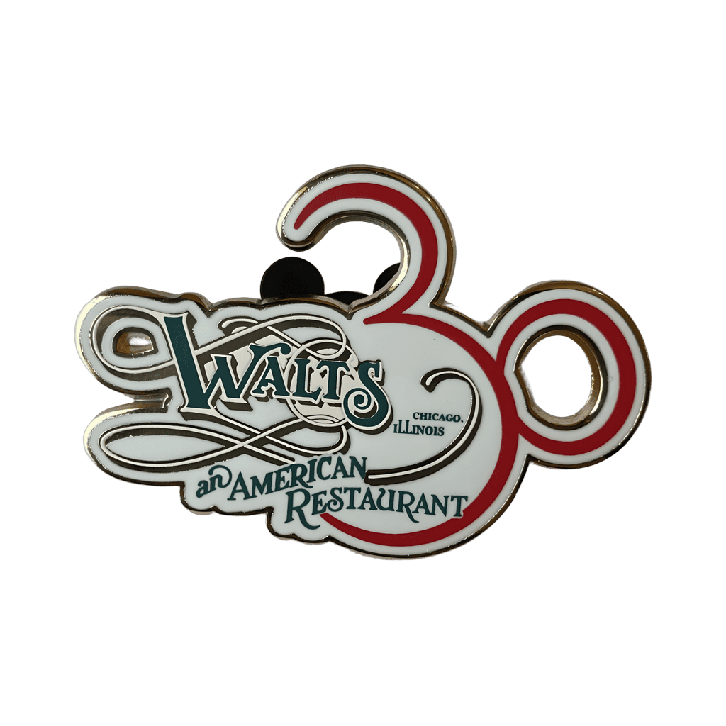 30th Anniversary - Red Mickey Head Disney pin