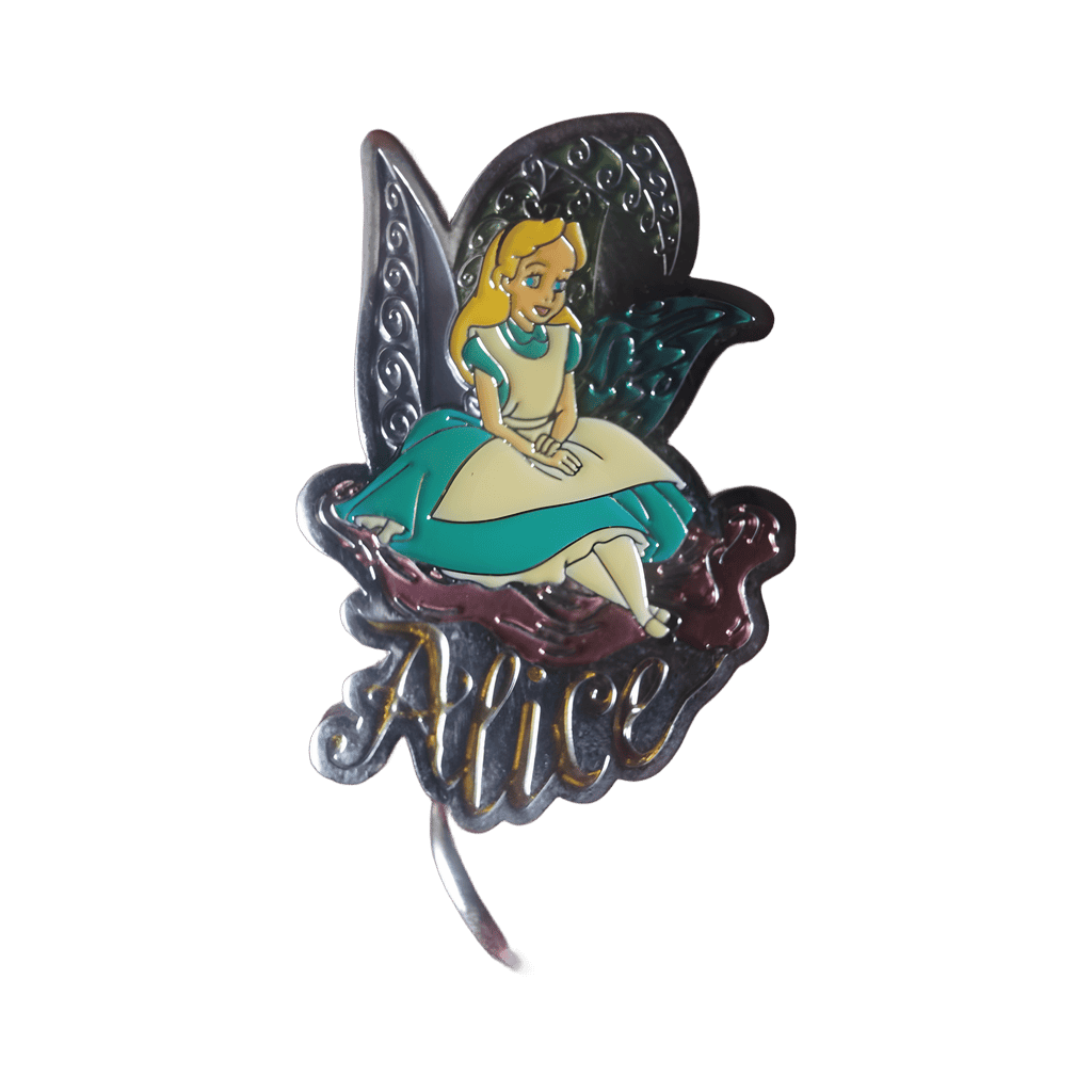 Alice with Her Name at the Bottom Disney pin
