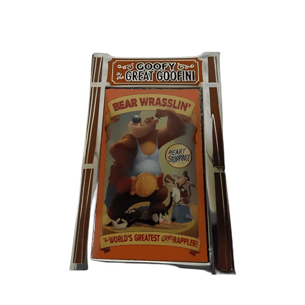 Bear Wrasslin' Poster Disney pin