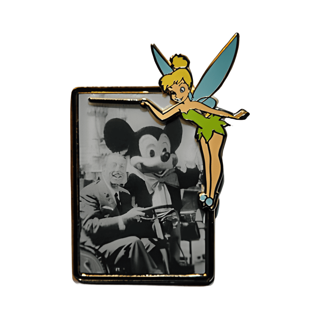 Tinker Bell and Walt Disney pin