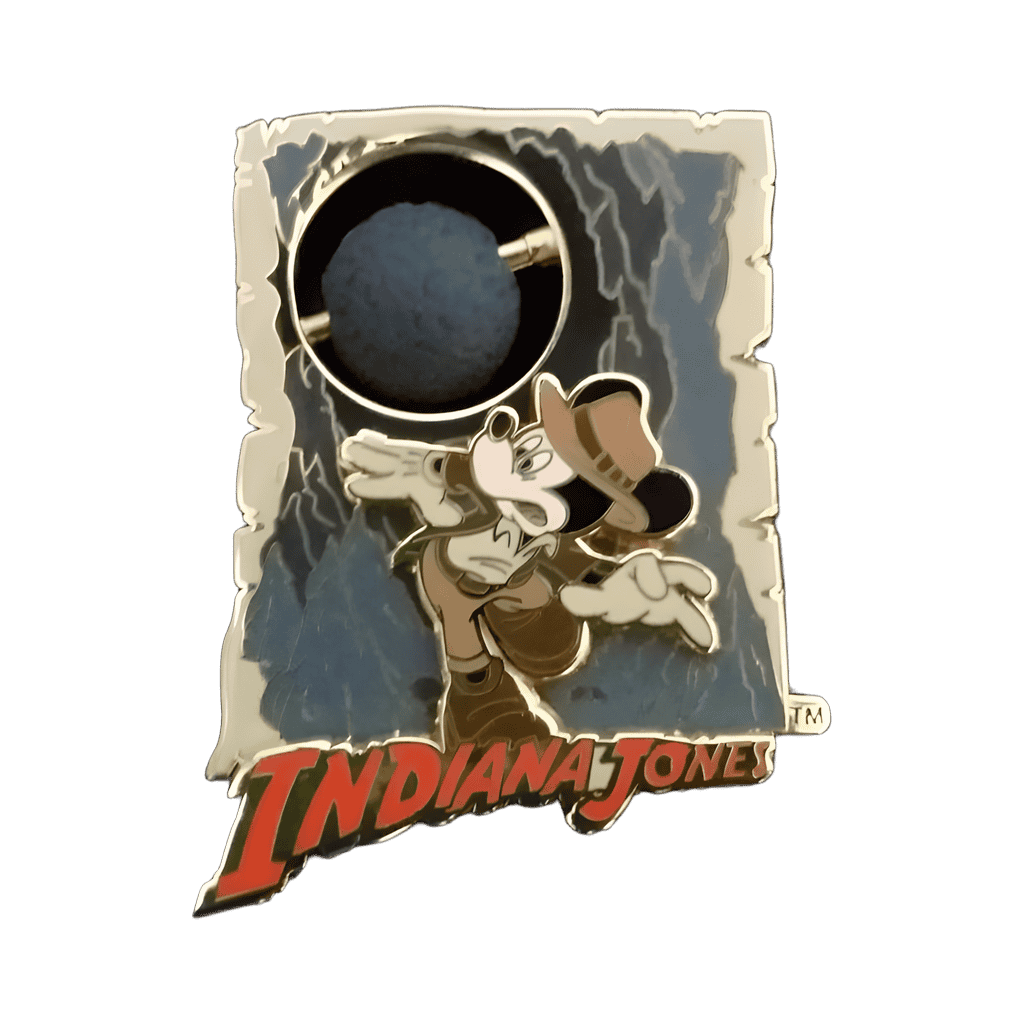Mickey Mouse and Spinning Boulder Disney pin