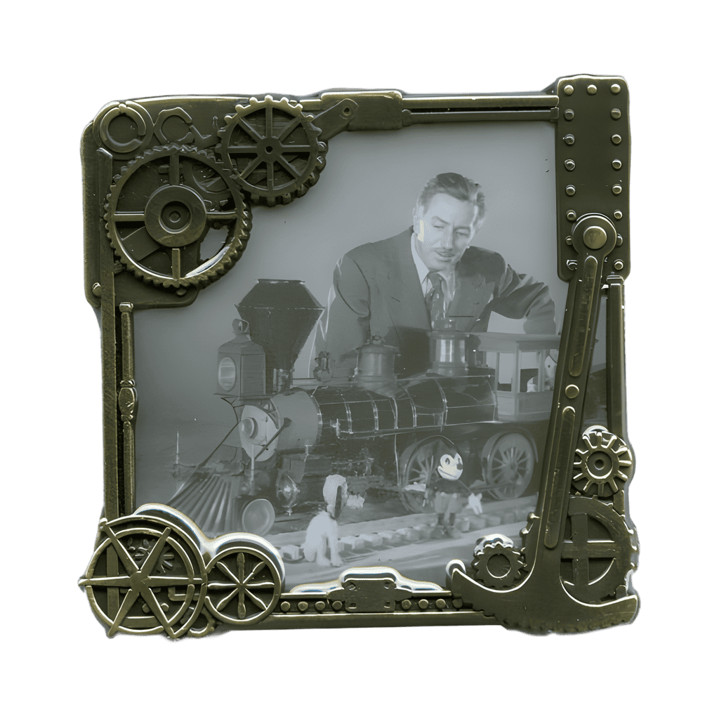 Walt Disney with Trains Disney pin