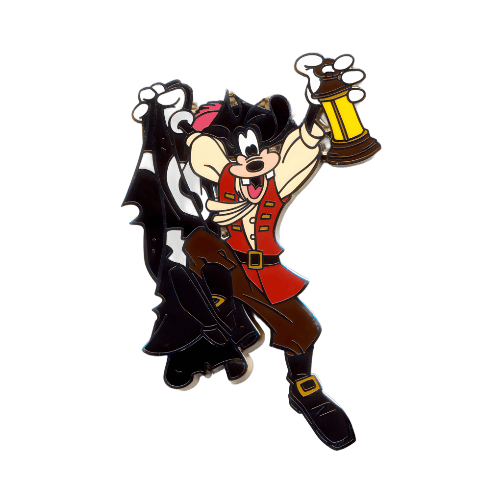 Goofy with Lantern and Flag Disney pin