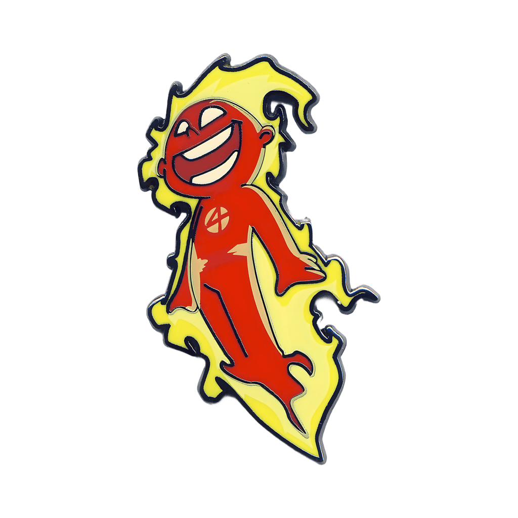 Human Torch Disney pin