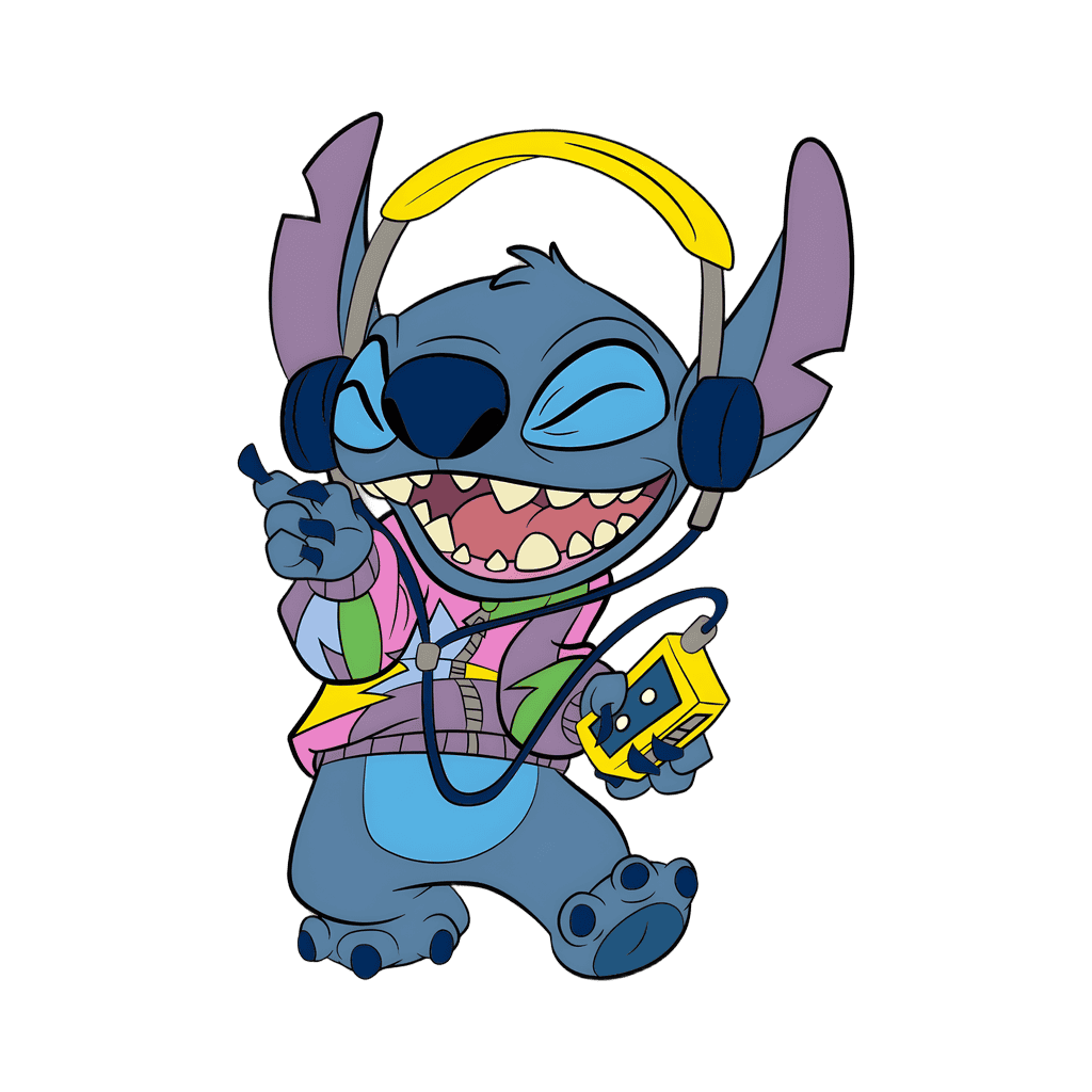 Stitch with Walkman - Y436 Super Rare Disney pin