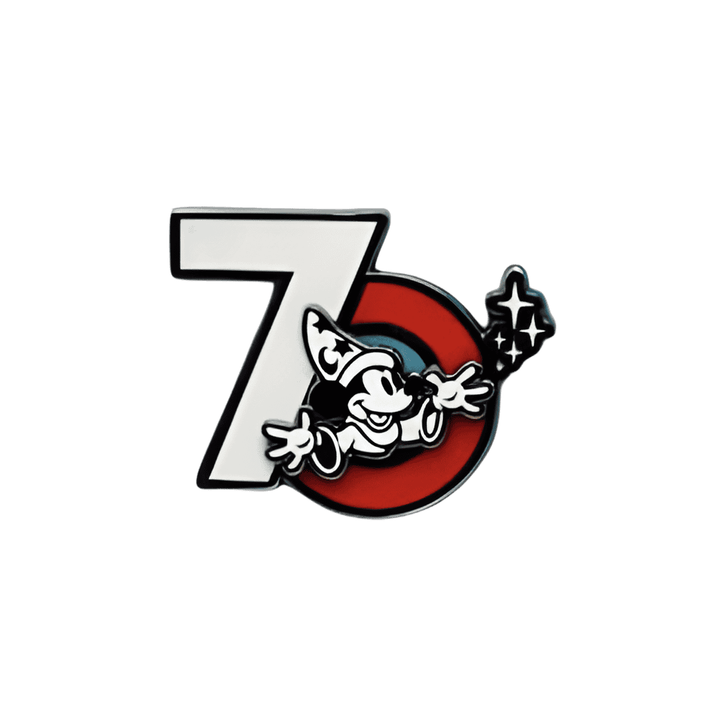70th Anniversary Imagineering Mickey (White & Red variant) Disney pin
