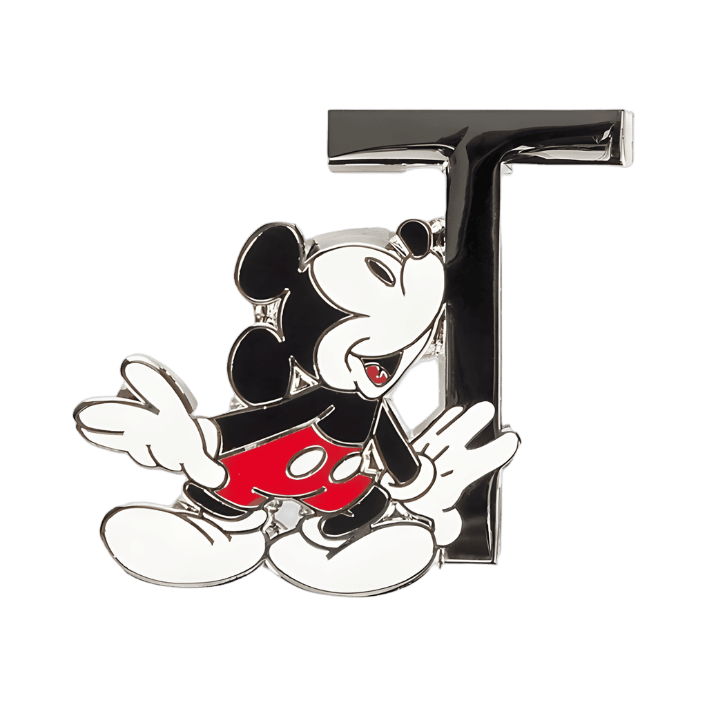 Mickey Mouse ‘T’ Letter Pin Disney pin