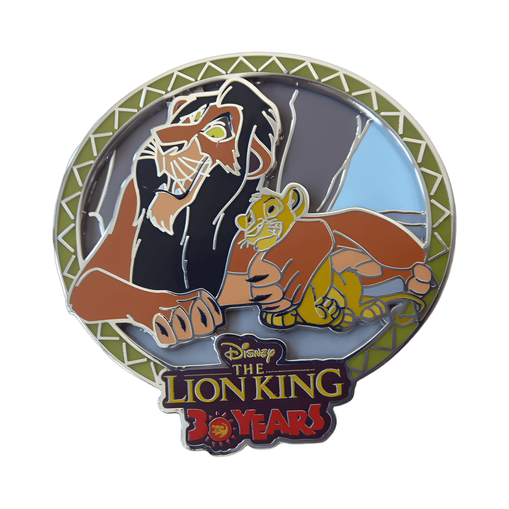 Scar and Young Simba Disney pin